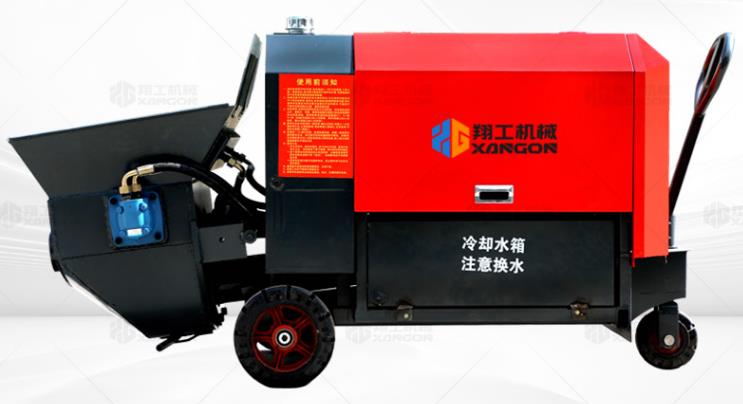 混凝土輸送泵為何不能加水，翔工為您解疑